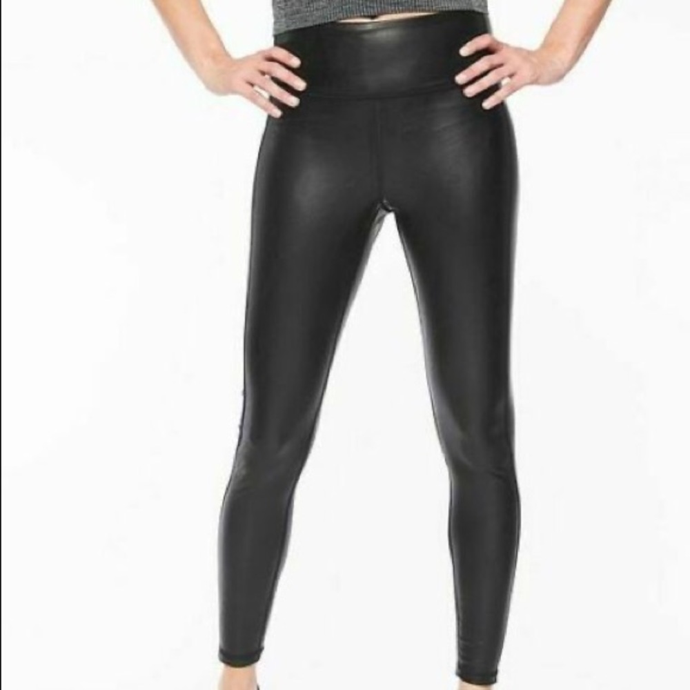 Athleta Leather Tights